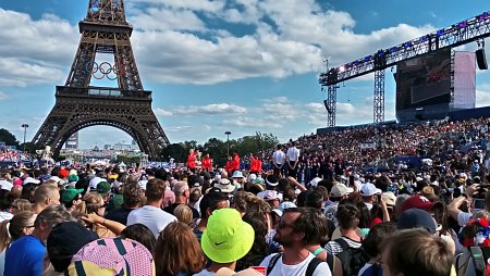 AUTOR: privat | TITLE: Olympische Spiele Paris 2024- Eifelturm | DESCRIPTION: -