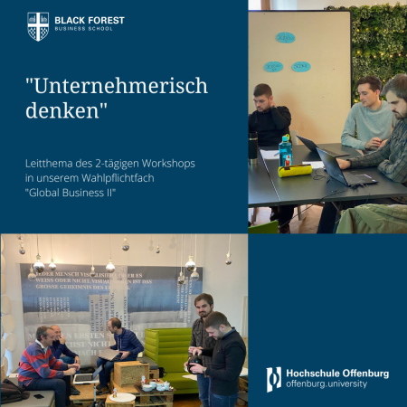 AUTOR: - | TITLE: Workshop: Unternehmerisch Denken- Global Business II | DESCRIPTION: -